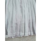 Wilson New Girl s Size L Pleated Skater Skirt With Green Branded Waistband White