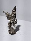 Vintage Wizard With Crystal Ball Pewter Mythical Figurine 4055