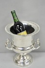 Vintage English Regency Style Silver Plated Champagne Chiller Bar Ice Bucket