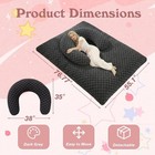 3 In 1 Bean Bag Chair With Portable U-shaped Pillow  Giant Bean Bag With Washabl