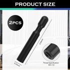 Aokdom 2pcs Car Door Lock Knobs Pull Pin 2 24 0 33 0 33 Inch  Black 