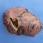 Vintage Wilson A2516 Baseball Twin Action Catchers Mitt Glove Rht Carlton Fisk