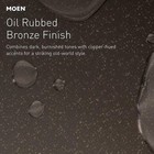 Moen Boardwalk Tv6220brb Two-handle High Arc Widespread Bathroom Sink Faucet In