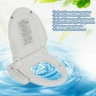 Electric Bidet Toilet Seat Elongated Heated Self Cleaning Toilet Seat Bathroom