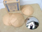 Vintage Set Of 4 New Nos Lee Eliminators Chrome Baby Moon Hub Caps 9 1 4  9 25 