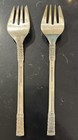 Wallace Aegean Weave Sterling Silver 7    Salad Forks Set Of 2 No Mono