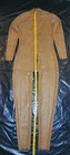 Latex Rubber Catsuit Transparent Brown Size Large To Xl