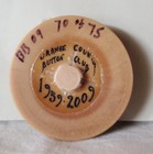 Bb Vegetable Ivory Souvenir Button Orange County Button Club 2009 California