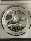 Ngc 2014 China 1 Oz  999 Silver Panda Smithsonian Mint Medal Proof Unc