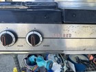 Used Black Garland Stove 4 Burners  And One Grill In The Middle  natural Gas 