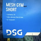 Dsg Boys L Mesh Striped Gym Shorts Moisture Wicking Drawstring 6  Green