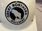 Vintage Great Northern Railway Railroad Hardhat Helmet Wilson Usa White