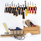 Tool Rail Rack Holder Screwdriver Organizer Wall Mount Hanger Shelf For Garage
