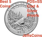 2020 Pdsss American Samoa Park Bats 5 Quarters Clad   999 Silver Proof P D S S S