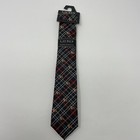 Lauren Ralph Lauren Boys Kids Neck Tie Bulldogs Silk Blend Black red white