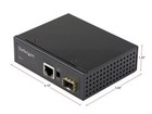 Startech com Imc1gsfp Industrial Fiber To Ethernet Media Converter - 1gbps Sfp T