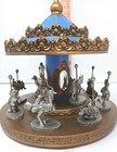 Hudson Carousel  12 Pewter Animal Figurines vintage 1985 Unique And Eye-catching