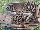 5 Railroad Spikes 6  Lot For Blacksmithing  Crafts  Yard Art  Metalworking