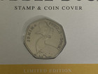 Jemima Puddle Duck 50p Stamp   Coin Cover  limited Edition bunc  uncirculated