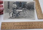 1912 - Vintage Motor Cycle - Real Photo - Damaged - Post Card - Listing  5268