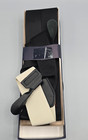 Brooks Brothers Suspenders Braces Mens Solid Black Silver Adjustable Nylon