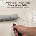 10  Concrete Texture Paint Roller  Decorative Pattern Roller For Wall