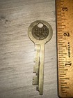 Antique Herring- Hall- Marvin Safe Co  Brass Key  381 Hamilton  Ohio    