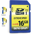 16gb Class 10 Sdhc Flash Memory Card Standard Full Size Sd Chip Ush-i U1 Trail C