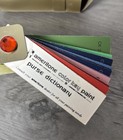 Vintage 1974 Ameritone Color Key Paint Fan Deck Purse Dictionary Ck110 W case