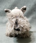 Fao Schwarz Gray Schnauzer Scottie Scottish Puppy Dog Plush Stuffed Toy 8 