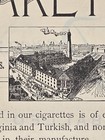 1886 Wm S Kimball   Co Cigarettes Peerless Tobacco Works  Rochester Ny Print Ad 