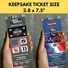 Ncaab 2025 Final 4 Commemative Ticket Auburn Vs Florida March Madness Final Four
