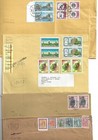 Saudi Arabia 1950 80s Collection Of 10 Large Air Mail Cover W  High Values From