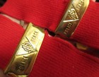 Boys Vintage 50 s Red Police Brace Suspenders With Brass Accents