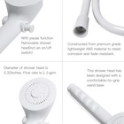 Oymov Rv Shower Head With Hose - Black  - White 