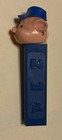 Vintage Pez Practical Pig B Dispenser No Feet Wavy Blue Hat stem Austria 1960s