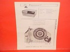 1965 Arc 2500 Allstate Sears Auto 45 Rpm Record Player Service Manual 834 50480