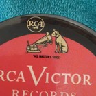 Rca Victor Authorized Dealer Sign - Victrola Phonographs Radios  Red black gold