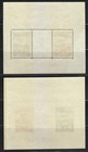 Croatia 1942 Mnh Block 1 2 Sc B11-b12 Aviation Exposition Of Zagreb Ww2   
