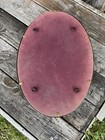 Vintage Silver Tone Vanity Mirror Tray 10x14 Inches Oval Shape