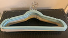 14 Flocked Felt Non-slip Velvet Clothes Hangers Standard Size Mixed Color Lot