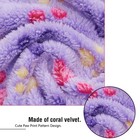 Soft Puppy Dog Blanket Fleece Paw Print Pet Dog Cat Sleep Bed Blankets Cover Mat