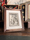 19th Century Fine Grand Tour Style Italian Print In Vintage Frame