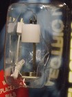 Dollhouse Miniature Electric Light Modern Table Lamp Pewter 1 12 Inch Scale C108
