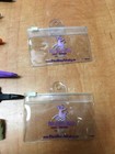 Disney World Pin Trading Lanyard Lot Of 7 With 4 Cards Early 2000s S2