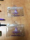 Disney World Pin Trading Lanyard Lot Of 7 With 4 Cards Early 2000s S4