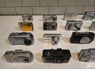 Lot Of 20 Digital Cameras For Parts Repair Asis Sony Canon Nikon Fujifilm Kodak
