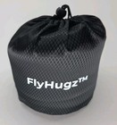 Flyhugz   Gray Neck Travel Pillow Memory Foam Hook And Loop Secure  W bag