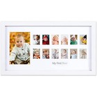My First Year 12 Month Photo Frame  Remember Your Baby s First Year  18 X 8 5 