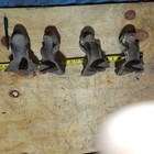 Antique Cast Iron Fence Post Finials Gate Top Ornaments Lot Architectural   